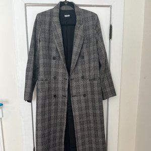 Reformation Double Breasted Duster